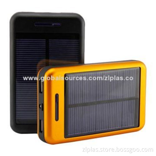Solar Power Banks with 12,000mAh High-capacity, 5V DC/1A Input